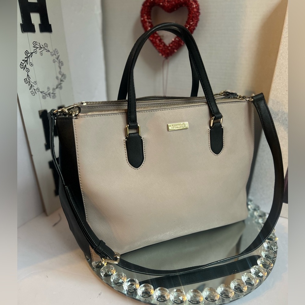 Kate Spade Black and Cream Satchel shoulder bag - Picture 6 of 16
